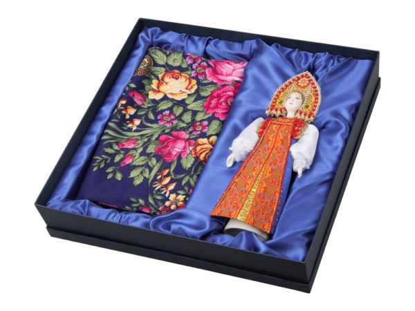 Подарочный набор «Марфа»: кукла, платок - купить оптом