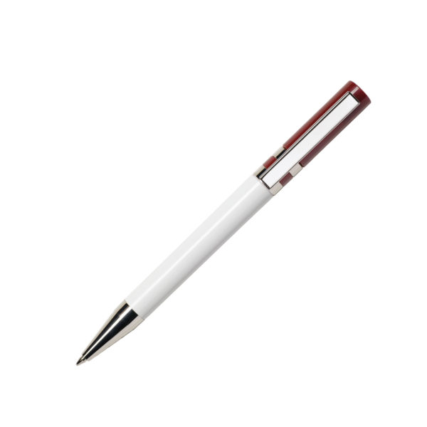 Ручка шариковая ETHIC, бордовый, пластик, металл - купить оптом