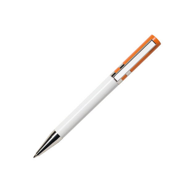 Ручка шариковая ETHIC, оранжевый, пластик, металл - купить оптом