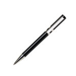 Ручка шариковая ETHIC CHROME, черный, пластик, металл