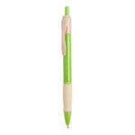 SYDOR, ручка шариковая, светло-зеленый, бамбук, пластик с пшеничной соломой - купить оптом
