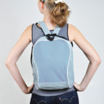 Промо-рюкзак "Fun", серый с голубым, 30х38х14 см, полиэстер, шелкография, фото 2