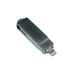 USB 3.0/micro USB/Lightning- флешка на 32 Гб с поворотным механизмом, фото 2