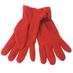 Перчатки "Monti",мужскиеразмер, красный, флис, 200 гр/м2