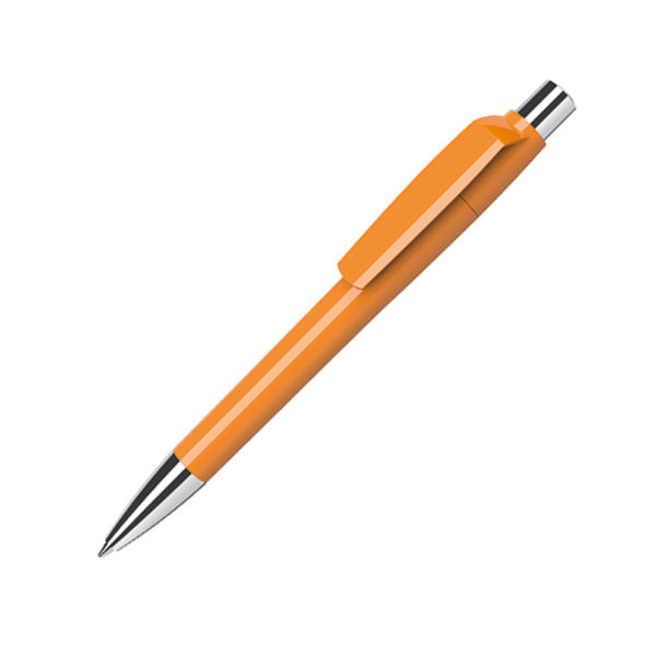 Ручка шариковая MOOD, оранжевый, пластик, металл - купить оптом