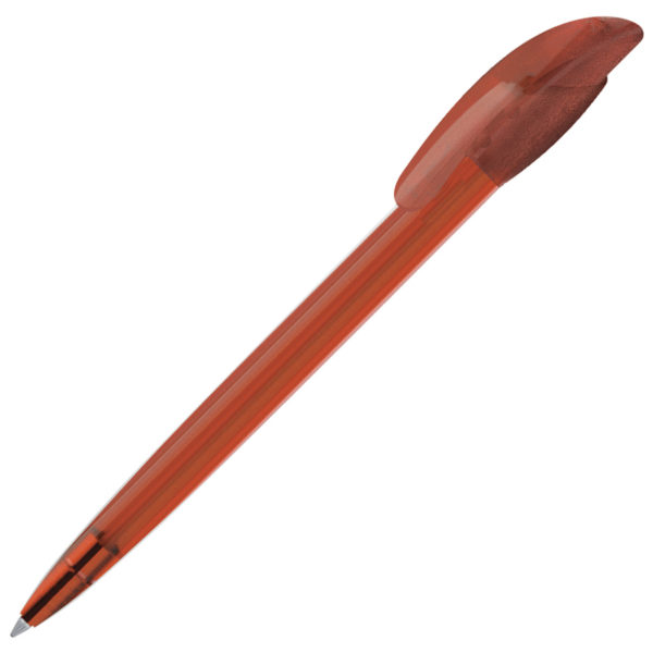 Ручка шариковая GOLF LX, прозрачный оранжевый, пластик - купить оптом