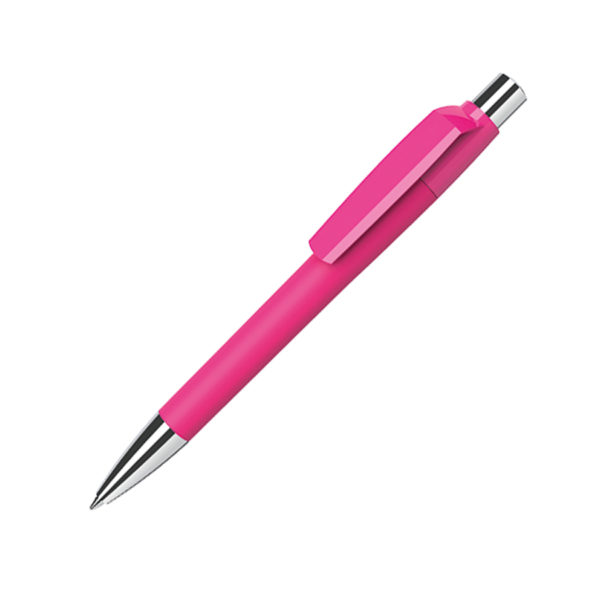 Ручка шариковая MOOD, покрытие soft touch, розовый, пластик, металл - купить оптом