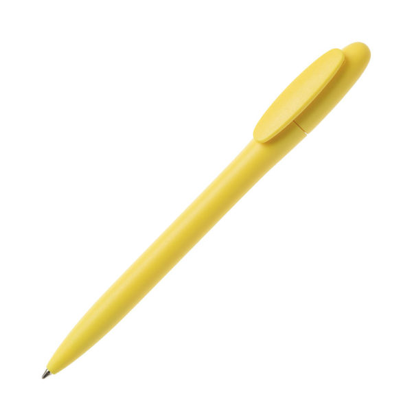 Ручка шариковая BAY, желтый, пластик - купить оптом