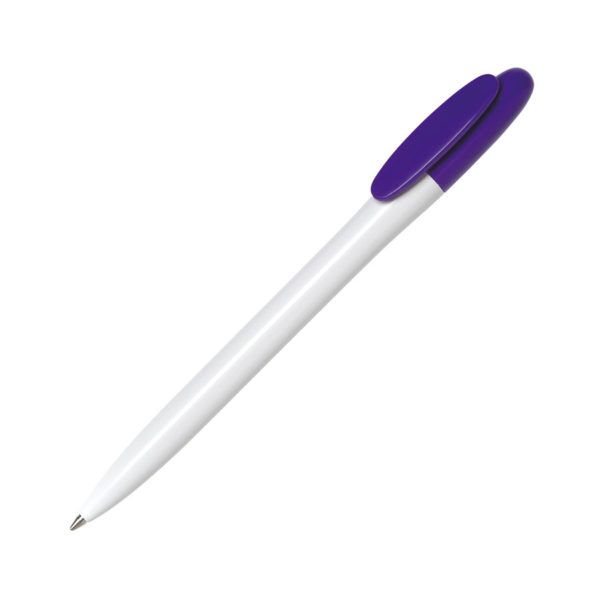 Ручка шариковая BAY, фиолетовый, пластик - купить оптом
