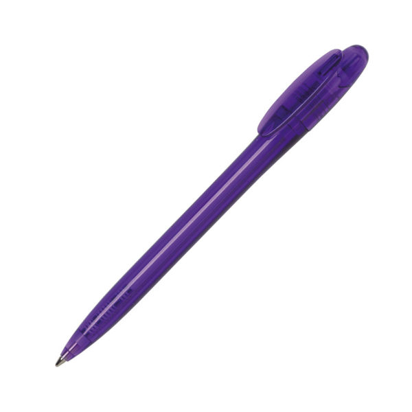 Ручка шариковая BAY, темно-фиолетовый, пластик - купить оптом