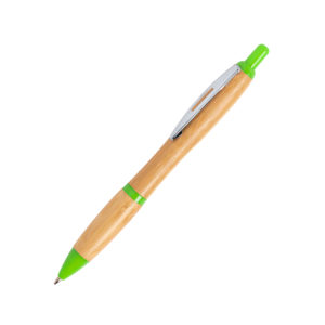 DAFEN, ручка шариковая, светло-зеленый, бамбук, пластик, металл - купить оптом