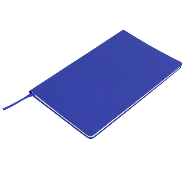 Бизнес-блокнот "Audrey", 130х210 мм, синий, кремовая бумага, гибкая обложка, в линейку - купить оптом
