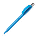 Ручка шариковая PIXEL CHROME, бордовый, пластик - купить оптом