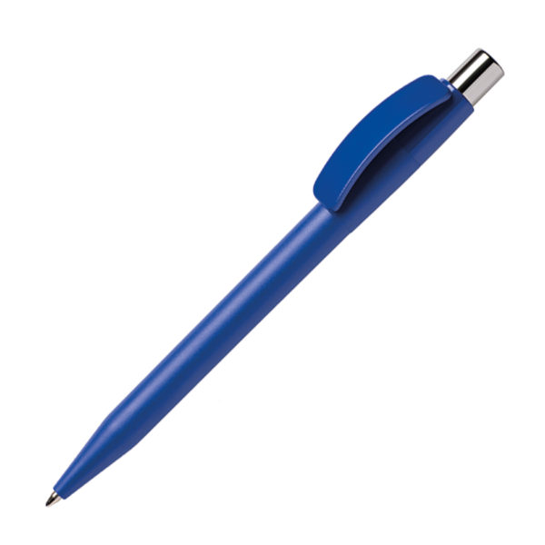 Ручка шариковая PIXEL CHROME, синий, пластик - купить оптом