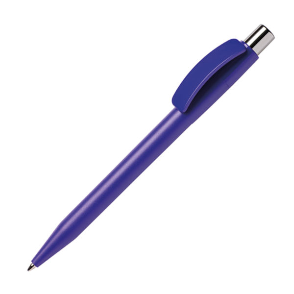 Ручка шариковая PIXEL CHROME, фиолетовый, пластик - купить оптом
