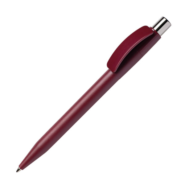 Ручка шариковая PIXEL CHROME, бордовый, пластик - купить оптом