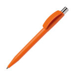 Ручка шариковая PIXEL CHROME, оранжевый, пластик