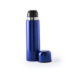 Термос вакуумный TANCHER, синий, 500мл, 24,5х7см,нержавеющая сталь - купить оптом