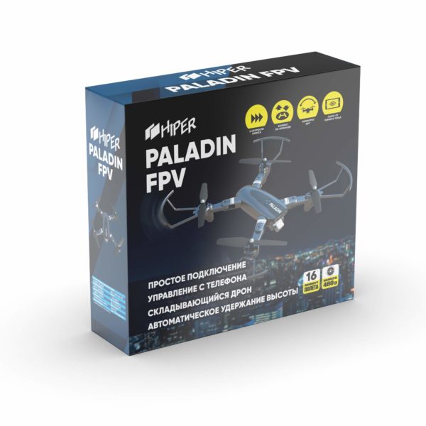 Квадрокоптер радиоуправляемый HIPER PALADIN FPV, темно-синий - купить оптом
