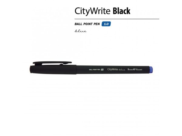 Ручка пластиковая шариковая «CityWrite Black» - купить оптом