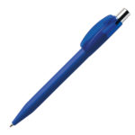 Ручка шариковая PIXEL, покрытие soft touch, синий, пластик