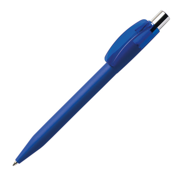 Ручка шариковая PIXEL, покрытие soft touch, синий, пластик - купить оптом