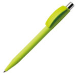 Ручка шариковая PIXEL, покрытие soft touch, красный, пластик - купить оптом