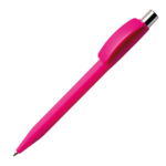 Ручка шариковая PIXEL, покрытие soft touch, фиолетовый, пластик - купить оптом