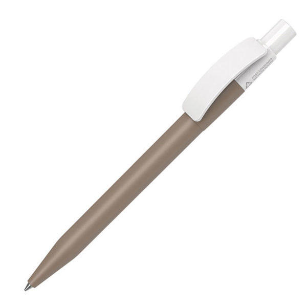 Ручка шариковая PIXEL RE, коричневый, переработанный пластик - купить оптом