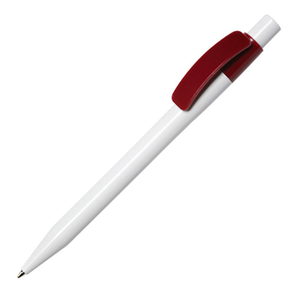 Ручка шариковая PIXEL, бордовый, пластик - купить оптом