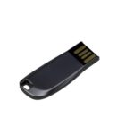 USB 2.0- флешка на 16 Гб компактная с мини чипом и овальным отверстием, фото 2