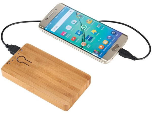 Внешний аккумулятор «Bamboo», 5000 mAh - купить оптом