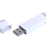 USB 2.0- флешка промо на 16 Гб каплевидной формы - купить оптом