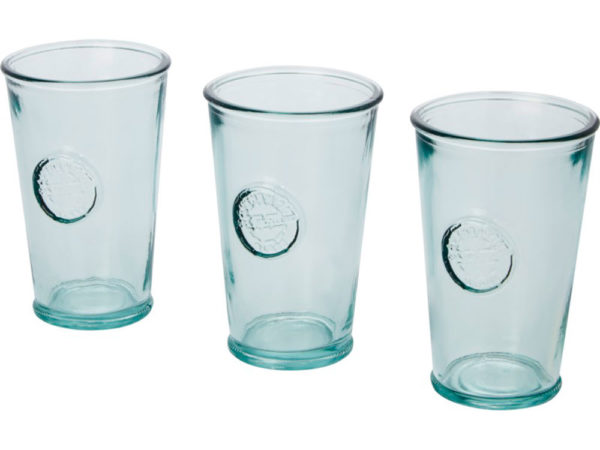 Набор из 3 предметов «Copa» из переработанного стекла - купить оптом