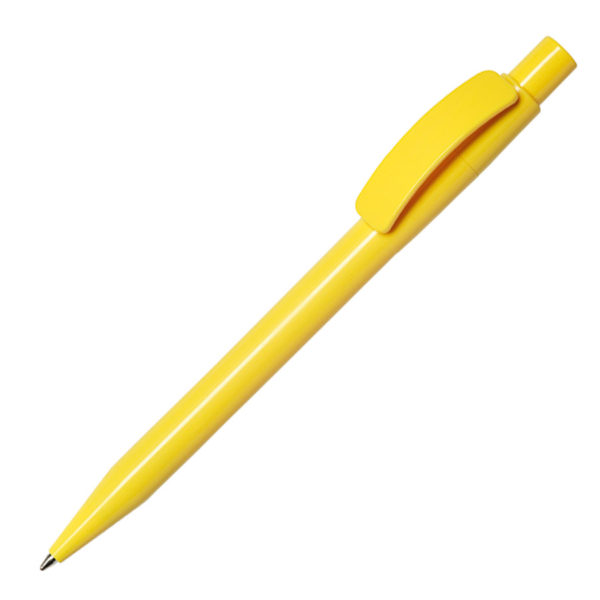 Ручка шариковая PIXEL, желтый, пластик - купить оптом