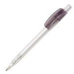 Ручка шариковая PIXEL FROST, светло-серый, пластик - купить оптом