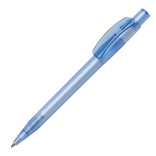 Ручка шариковая PIXEL FROST, светло-голубой, пластик - купить оптом