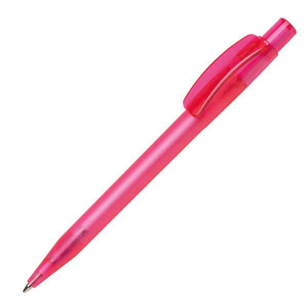 Ручка шариковая PIXEL FROST, розовый, пластик - купить оптом