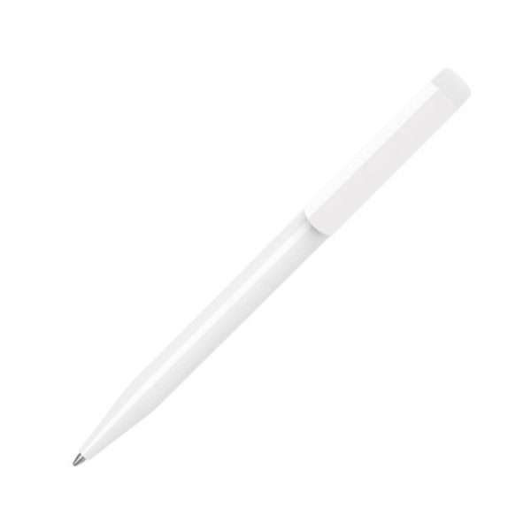Ручка шариковая ZINK AB, белый, антибактериальный пластик - купить оптом