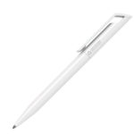 Ручка шариковая ZINK RE, белый, переработанный пластик, фото 1