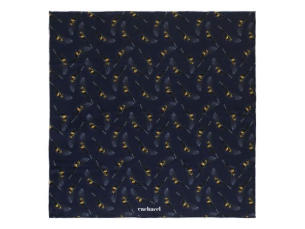 Шелковый платок Victoire Navy - купить оптом