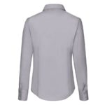 Рубашка "Lady-Fit Long Sleeve Oxford Shirt", светло-серый_L, 70% х/б, 30% п/э, 135 г/м2, фото 1