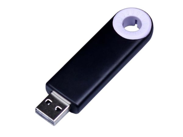 USB 3.0- флешка промо на 32 Гб прямоугольной формы, выдвижной механизм - купить оптом