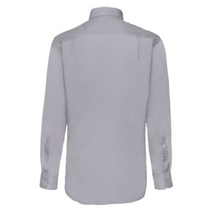 Рубашка "Long Sleeve Oxford Shirt", светло-серый_XL, 70% х/б, 30% п/э, 135 г/м2 - купить оптом