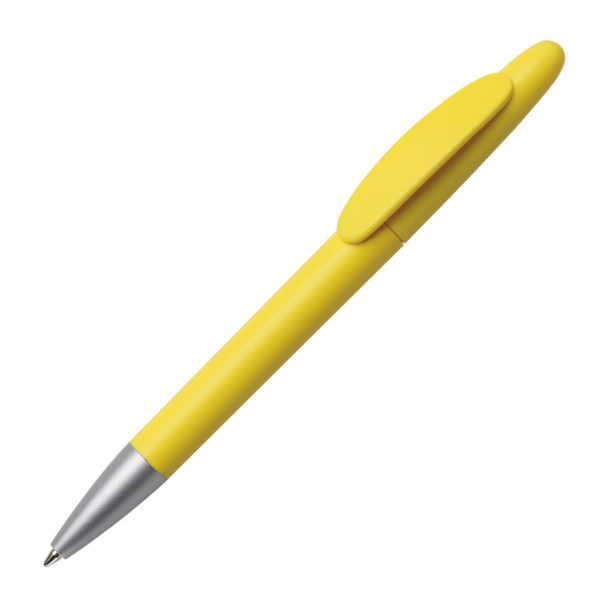 Ручка шариковая ICON, желтый, пластик - купить оптом