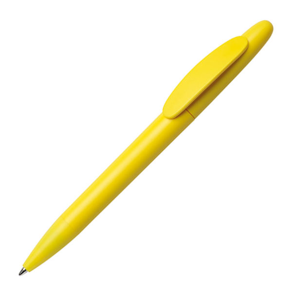 Ручка шариковая ICON, желтый, пластик - купить оптом