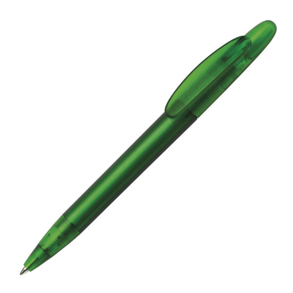 Ручка шариковая ICON FROST, зеленый, пластик - купить оптом
