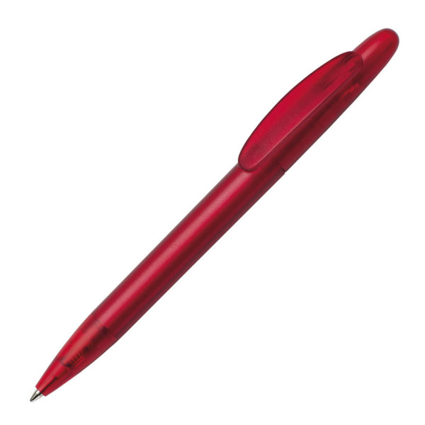 Ручка шариковая ICON FROST, красный, пластик - купить оптом