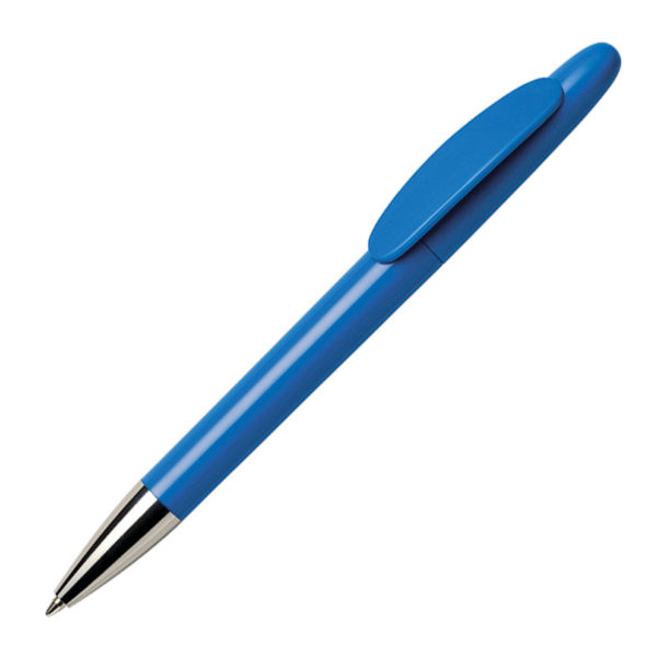 Ручка шариковая ICON CHROME, лазурный, пластик - купить оптом