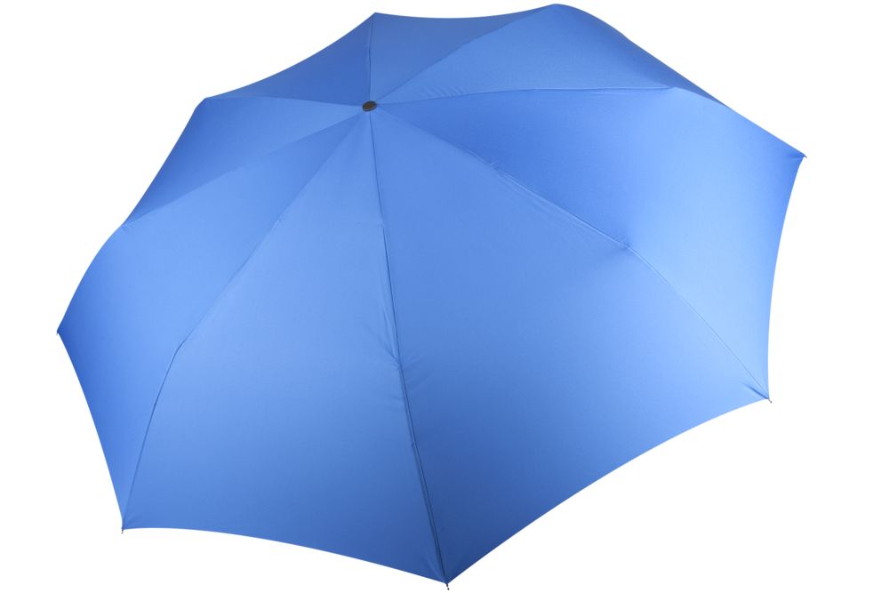 Зонт складной Unit Fiber с большим куполом, ярко-синий - купить оптом